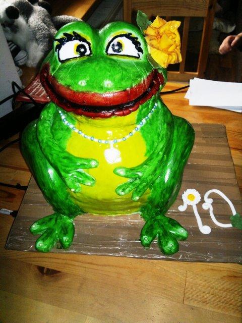 zabka, torta, Torty so zvieratkami, Slavka11, 1