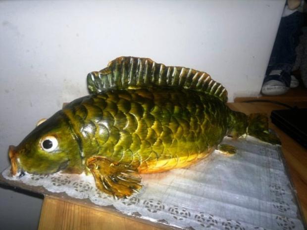 kaprik vianocny, torta, Netradičné torty kaprik vianocny, torta, Netradičné torty, Slavka11, 1