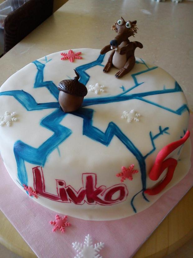 ice age v ružovom na želanie, torta, Rozprávkové torty ice age v ružovom na želanie, torta, Rozprávkové torty, Ditulka, 1
