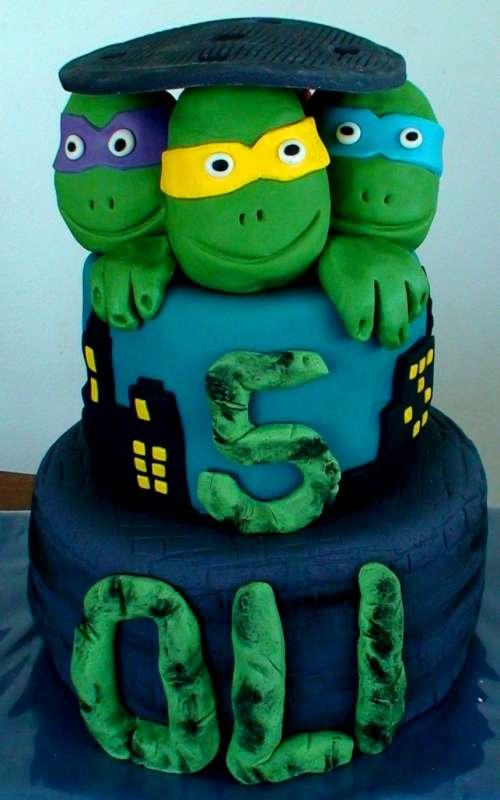 ninja korytnačky, torta, Rozprávkové torty ninja korytnačky, torta, Rozprávkové torty, zeronka, 1