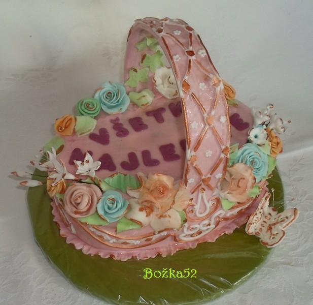 Ružový porcelán, torta, Narodeninové torty Ružový porcelán, torta, Narodeninové torty, bozka52, 1
