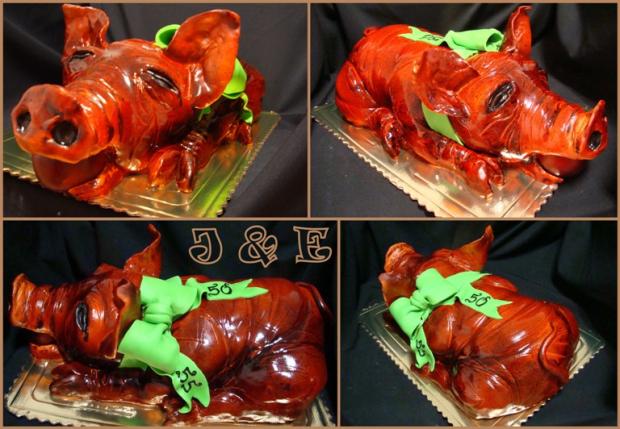 Pečené prasa, torta, Netradičné torty, Janka.Bj, 1