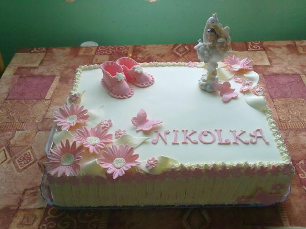 Nikolka, torta, Torty na krstiny, Táňa123, 1