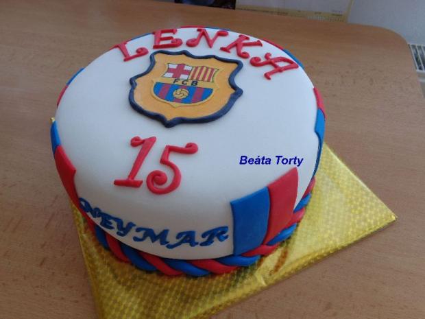FCB pre Lenku , torta, Narodeninové torty FCB pre Lenku , torta, Narodeninové torty, sejka, 1