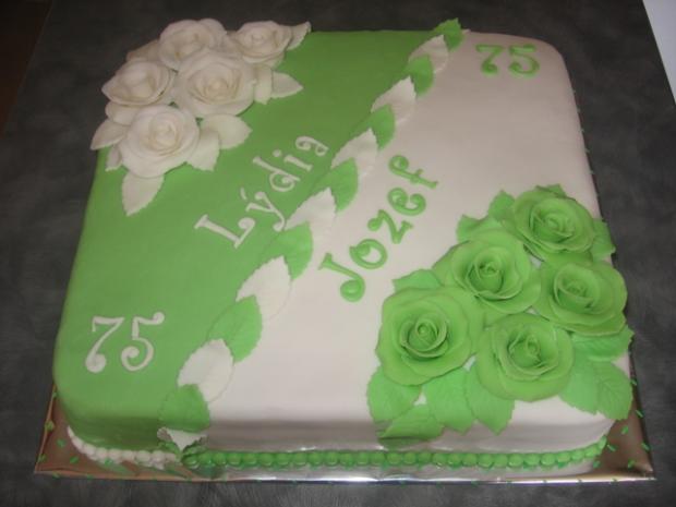 dvojita oslava 75, torta, Narodeninové torty dvojita oslava 75, torta, Narodeninové torty, Blaniky77, 1