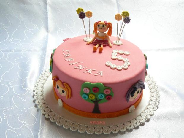 Lalaloopsy, torta, Rozprávkové torty Lalaloopsy, torta, Rozprávkové torty, simasa, 1