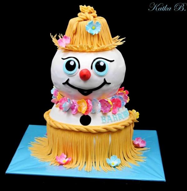 hawai snehuliak 4,8 kg, torta, Netradičné torty hawai snehuliak 4,8 kg, torta, Netradičné torty, cacarinka KatkaB., 1