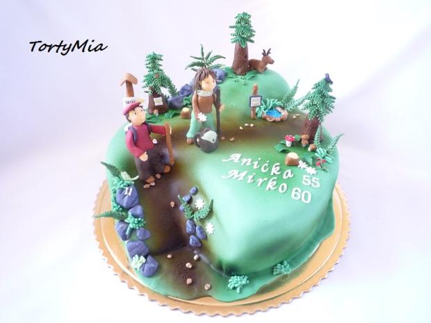 Turisti, torta, Narodeninové torty Turisti, torta, Narodeninové torty, TortyMia, 1