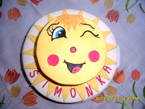 Slniečko, torta, Narodeninové torty Slniečko, torta, Narodeninové torty, Táňa123, 1