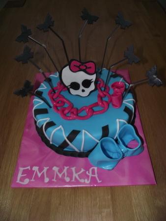 Monster High, torta, Narodeninové torty, dvojicka, 1