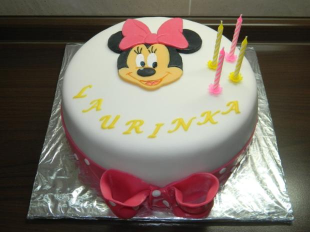 Minnie ružová 4r., torta, Rozprávkové torty, katkaAMC, 1