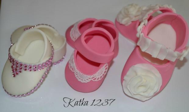 sladké topánočky :-), torta, Ozdoby na torty sladké topánočky :-), torta, Ozdoby na torty, katka1237, 1