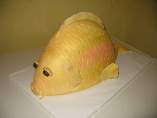 Zlatá rybka, torta, Narodeninové torty, DášaL, 1