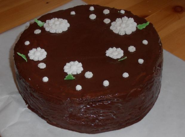 jednoducha kvetinkova, torta, Čokoládové torty jednoducha kvetinkova, torta, Čokoládové torty, olga.pretoryova, 1