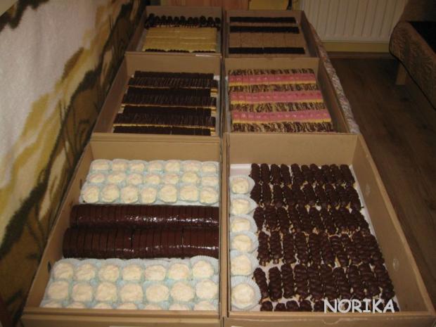 Svadobne zakkusky, torta, Zákusky, norika, 1