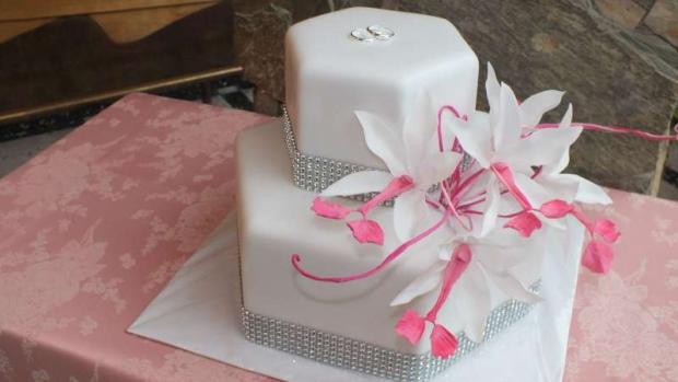 Svadobná štras, torta, Svadobné torty Svadobná štras, torta, Svadobné torty, ZuzkaM, 1