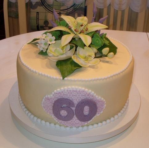 Na šesťdesiatku, torta, Narodeninové torty Na šesťdesiatku, torta, Narodeninové torty, milka1957, 1