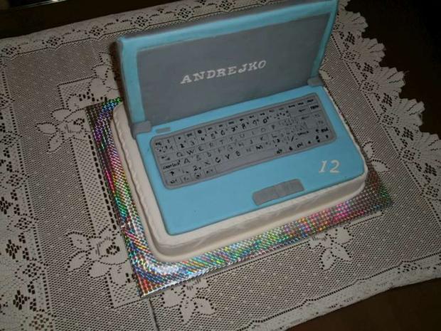 Notebook, torta, Narodeninové torty, Zdenci, 1