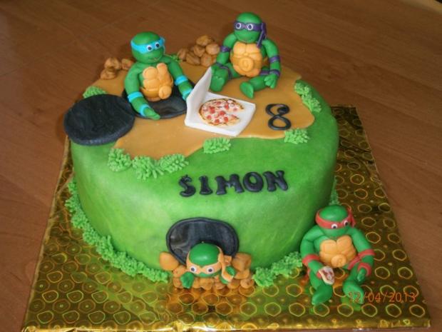 Ninja korytnačky, torta, Rozprávkové torty, zana79, 1