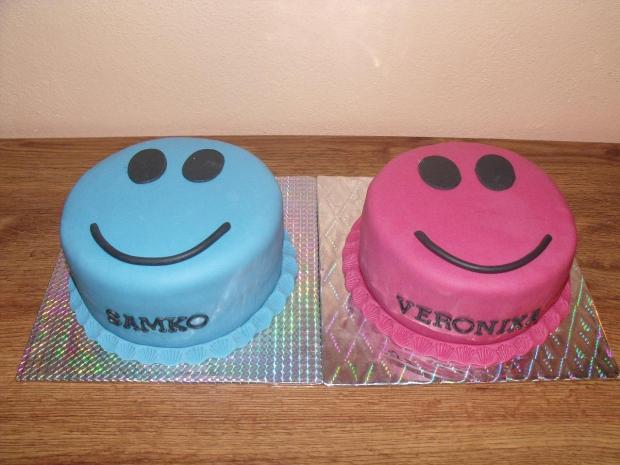 smajlíky pre dvojičky, torta, Ostané torty pre deti, korny, 1