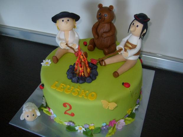 Matko a Kubko - nie môj výtvor.obrázok ku článku, torta Matko a Kubko - nie môj výtvor.obrázok ku článku, torta, vemala, 1