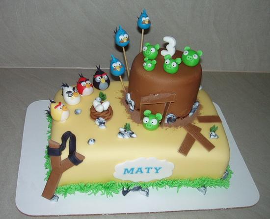 Angry birds, torta, Ostané torty pre deti Angry birds, torta, Ostané torty pre deti, zabinka, 1