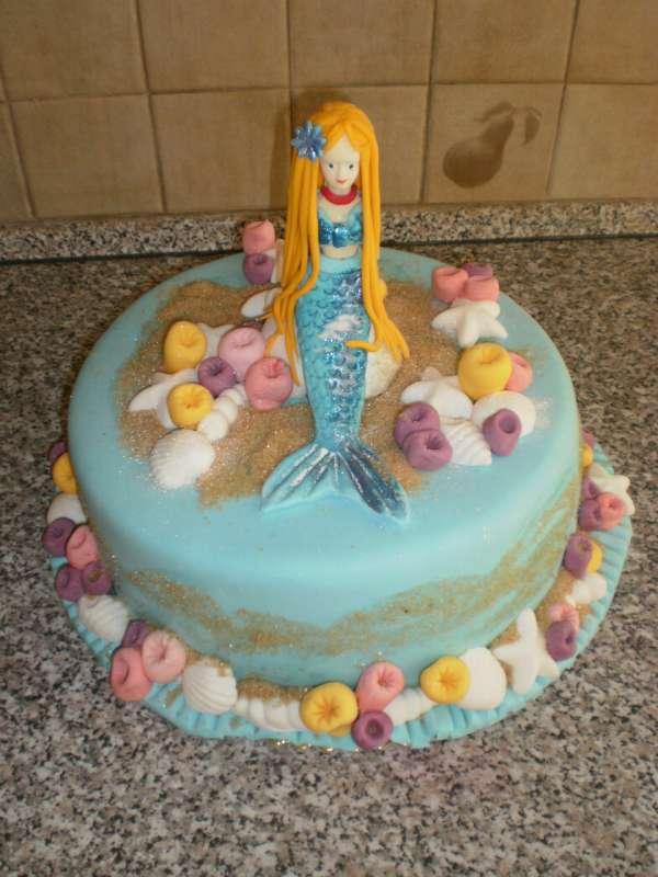 Morská panna, torta, Torty pre dievčatá, Janka.S, 1