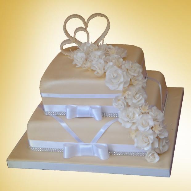 Svadobná, torta, Svadobné torty, silviakukuckova, 1