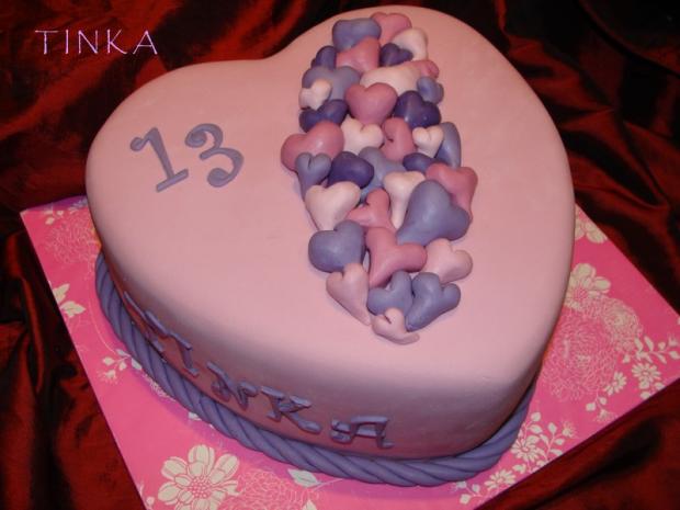 Srdiečková, torta, Ostané torty pre deti Srdiečková, torta, Ostané torty pre deti, Tinka, 1