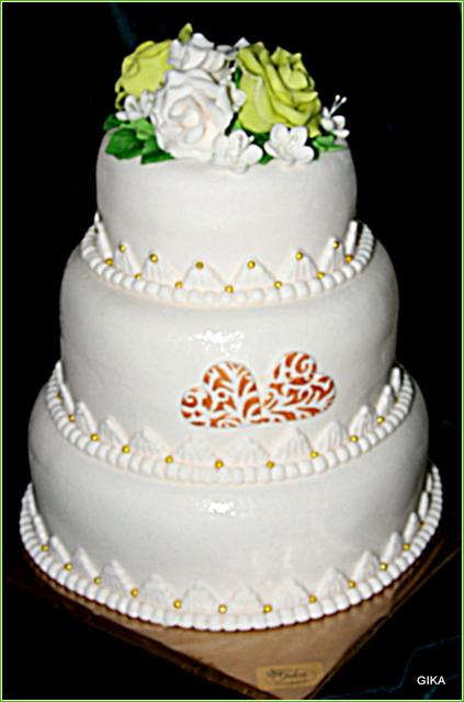 Svadobná, torta, Svadobné torty Svadobná, torta, Svadobné torty, GIKA, 1