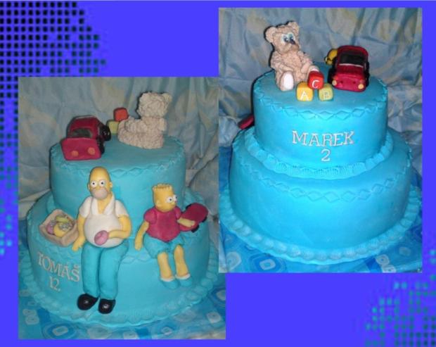 Pre dvoch oslávencov..., torta, Rozprávkové torty Pre dvoch oslávencov..., torta, Rozprávkové torty, Mariolka, 1