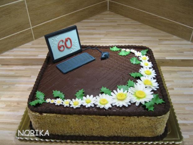 Na 60. čokoladove, torta, Narodeninové torty Na 60. čokoladove, torta, Narodeninové torty, norika, 1