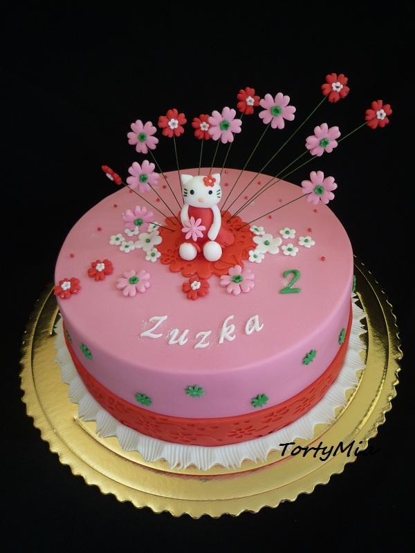 Hello Kitty, torta, Rozprávkové torty, TortyMia, 1