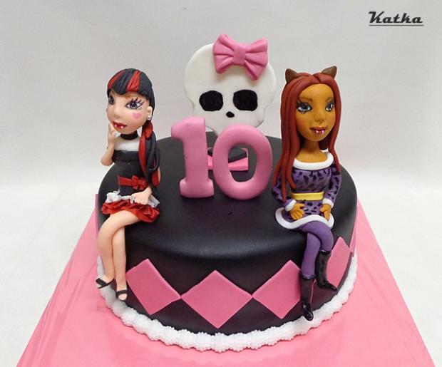 Monsterky 2x, torta, Ostané torty pre deti Monsterky 2x, torta, Ostané torty pre deti, Katka Ozsvaldova, 1