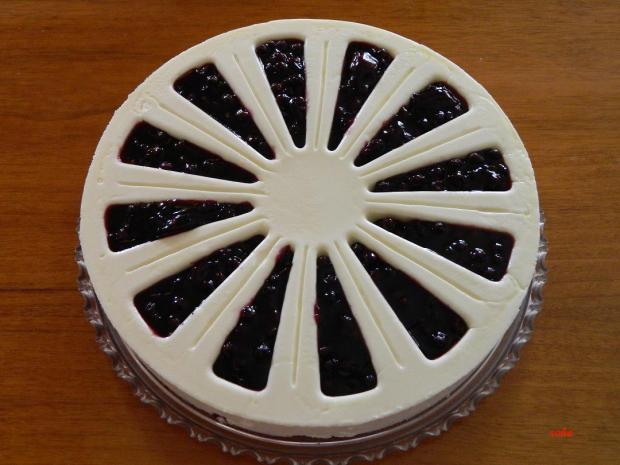 jogurtová s čučoriedkami, torta, Zákusky, sidorova, 1