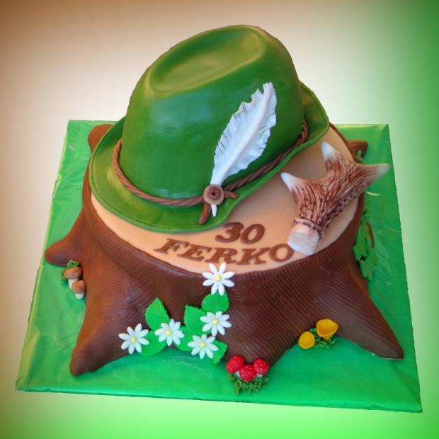Pre poľovníka, torta, Narodeninové torty, silviakukuckova, 1