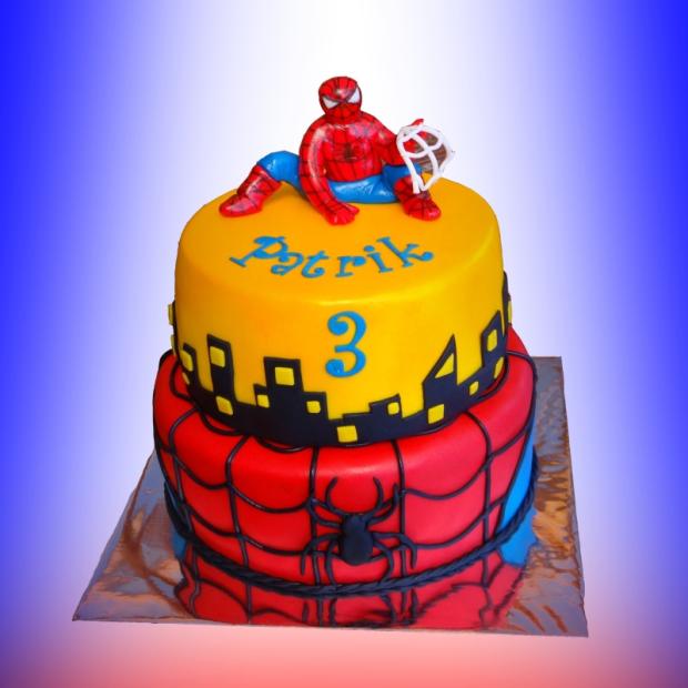 Spiderman, torta, Narodeninové torty, silviakukuckova, 1