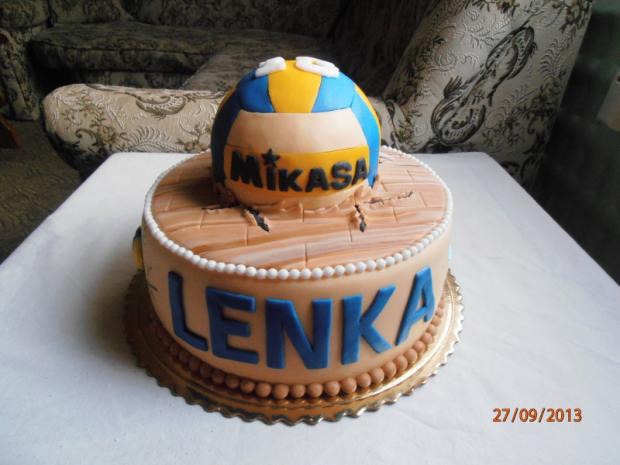 s volejbalkou, torta, Športové torty, nmiriam, 1