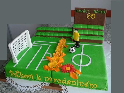 fotbalové ihrisko, torta, Narodeninové torty, Alois, 1