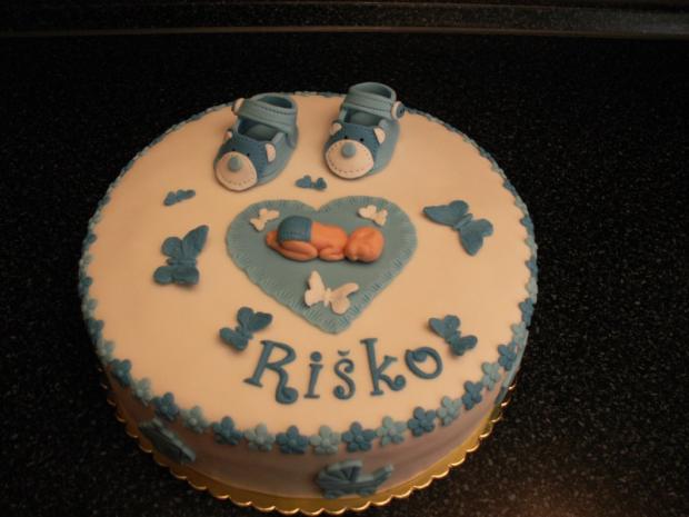 Banánová torta, torta, Torty na krstiny, alapk, 1