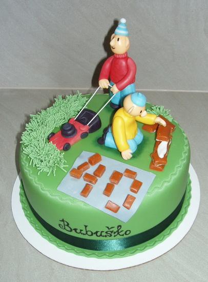Pat a Mat, torta, Rozprávkové torty, zabinka, 1