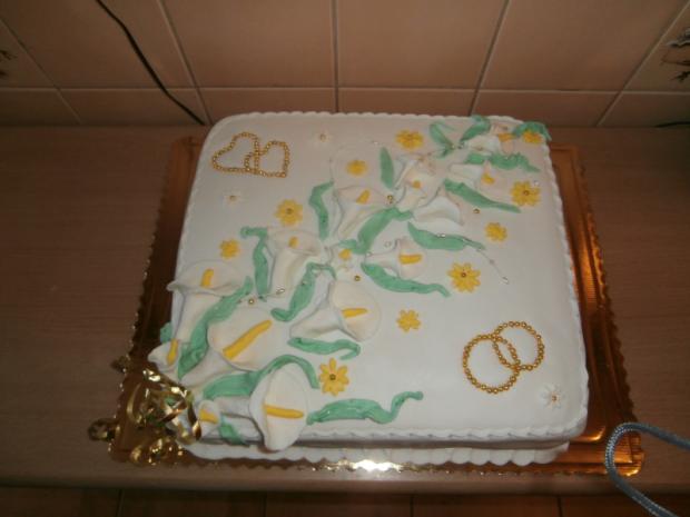 K zlatej svadbe, torta, Svadobné torty, Terka, 1