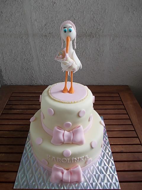 Krstinová pre Karolínku, torta, Torty na krstiny Krstinová pre Karolínku, torta, Torty na krstiny, kacarina, 1