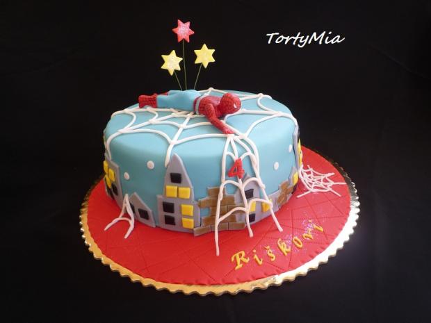 Spiderman, torta, Ostané torty pre deti, TortyMia, 1
