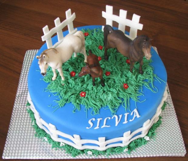 s koníkmi, torta, Torty so zvieratkami s koníkmi, torta, Torty so zvieratkami, Mirka02, 1