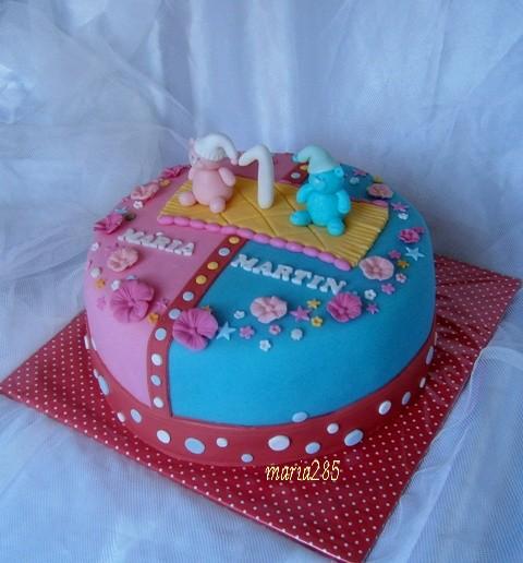 pre dvojčatka-na želanie, torta, Ostané torty pre deti pre dvojčatka-na želanie, torta, Ostané torty pre deti, maria285, 1