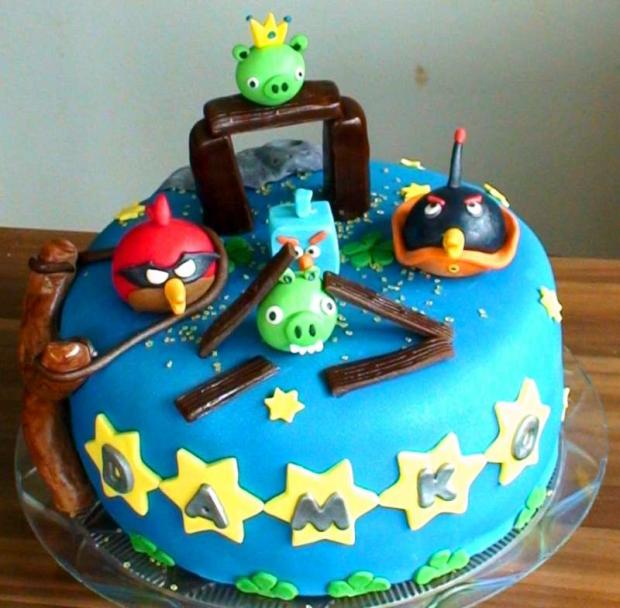 angry birds, torta, Ostané torty pre deti angry birds, torta, Ostané torty pre deti, zeronka, 1