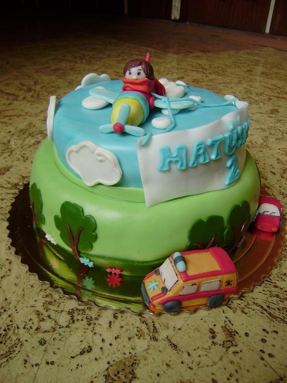 s lietadielkom, torta, Ostané torty pre deti, evicka.h, 1