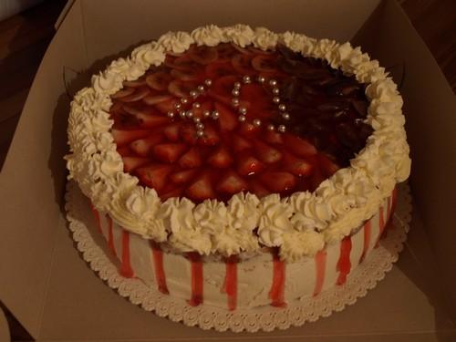 Ovocná bez poťahu, torta, Narodeninové torty, KucharRony, 1
