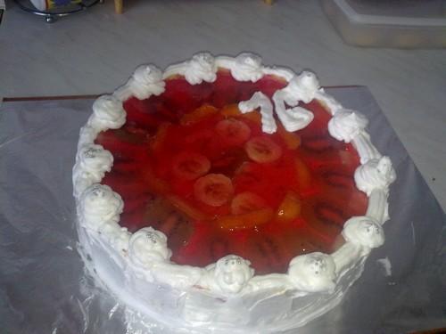 Ovocná bez poťahu 2, torta, Narodeninové torty, KucharRony, 1